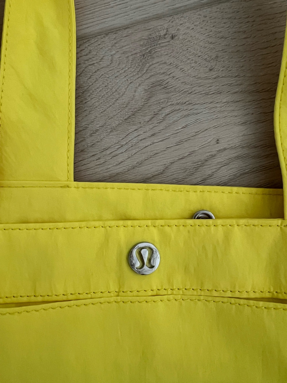 Bright Yellow Canvas Tote Bag - Women Bags - Picture 4 of 4